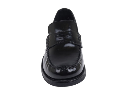 Florsheim 34585 Boy's Moc Toe-Penny Loafer- Black