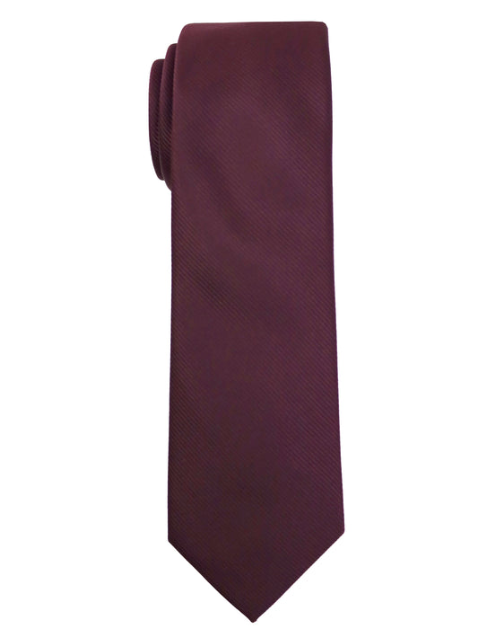 Heritage House 34760 - Boy's Tie - Diagonal Tonal Weave - Burgundy