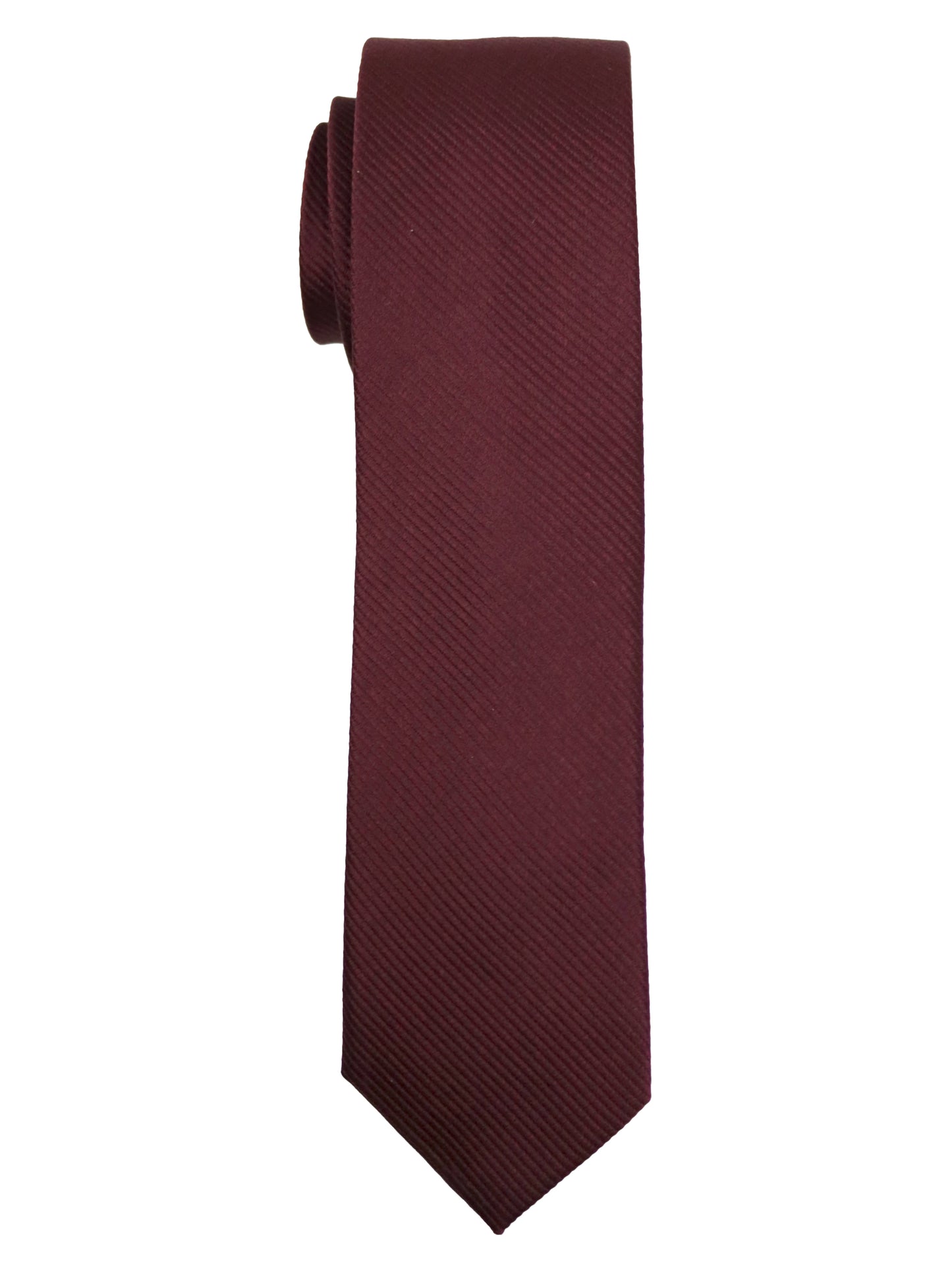 Heritage House 34772 - Boy's Tie - Diagonal Tonal - Burgundy