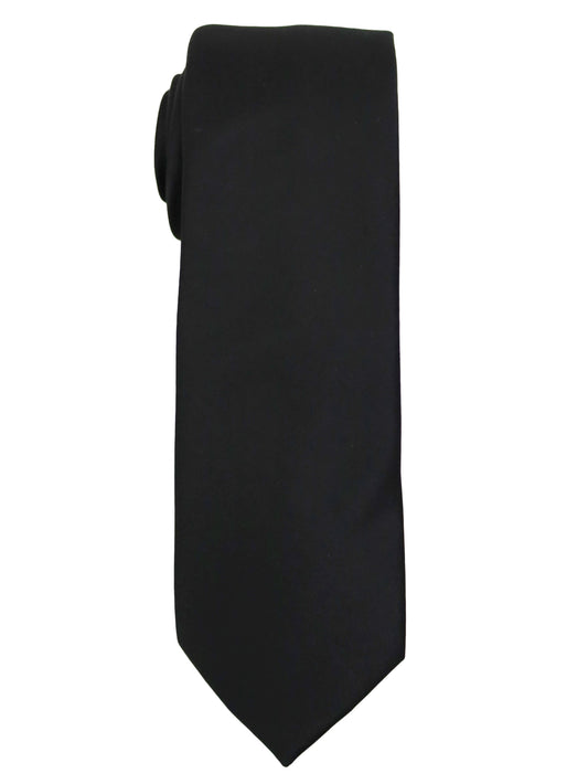 Heritage House 34791 - Boy's Tie - Satin Solid - Black