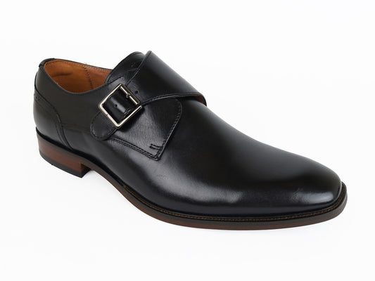 Florsheim 34813  Young Men's Shoe - Single Monk Strap - Black