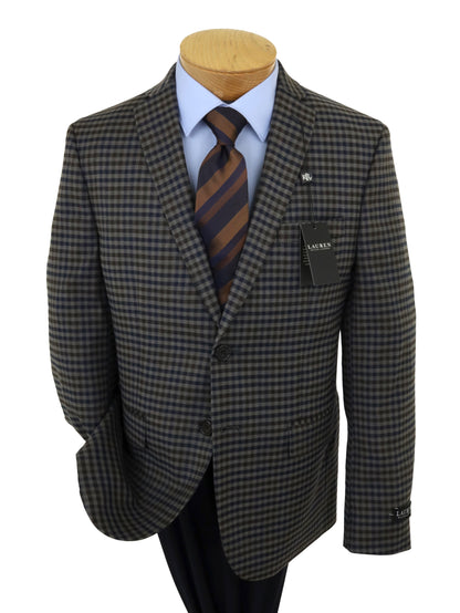 Lauren Ralph Lauren Boy's Sport Coat 34832 Brown/Navy Check