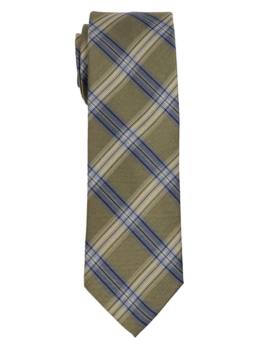 Enrico Sarchi 35114 - Boy's Tie - Plaid - Gold