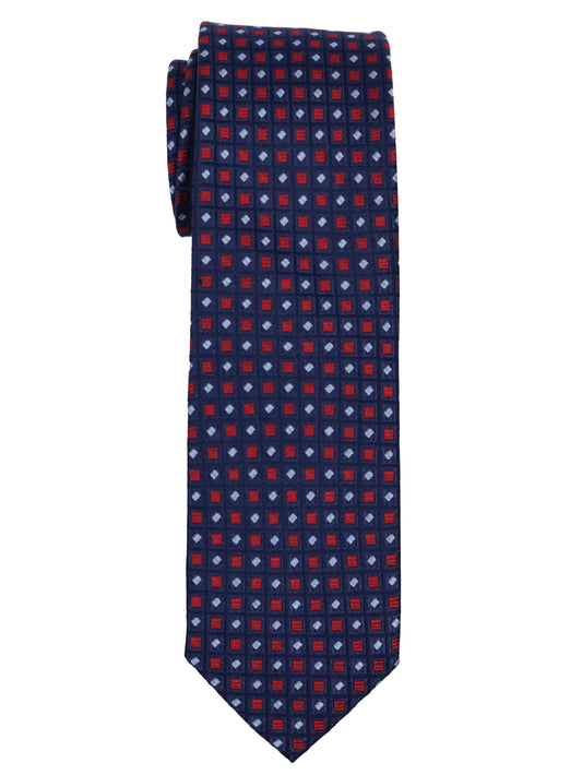 Enrico Sarchi 35127 - Boy's Tie - Neat - Navy/Red