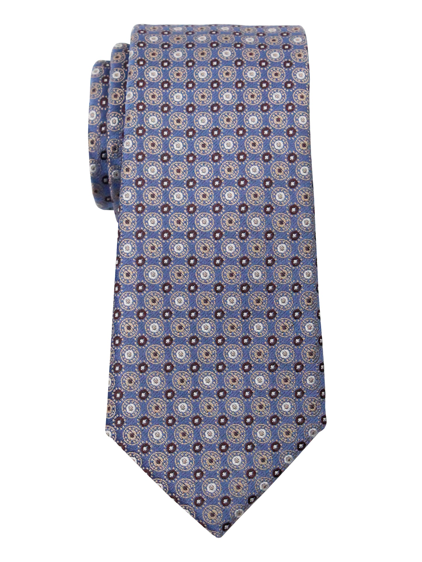 Heritage House 35748 - Boy's Tie - Neat - Blue/Mahogany