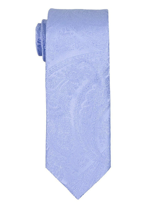 Heritage House 5053 100% Woven Silk Boy's Tie - Tonal Paisley - Blue