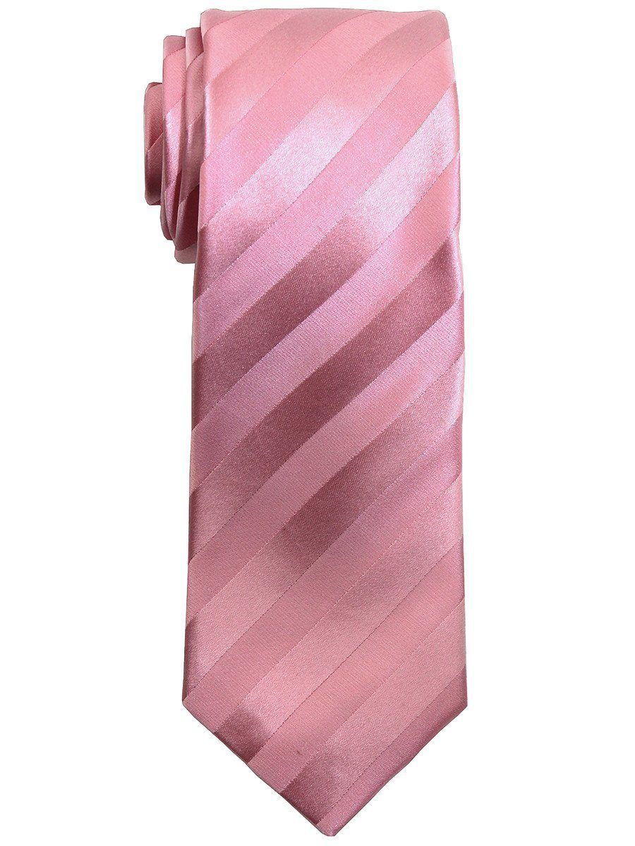 Heritage House 7505 100% Silk Boy's Tie - Tonal Stripe - Bubble Gum