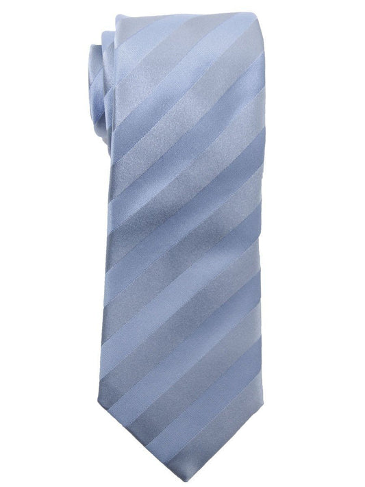 Heritage House 7554 100% Woven Silk Boy's Tie - Tonal Stripe - Sky