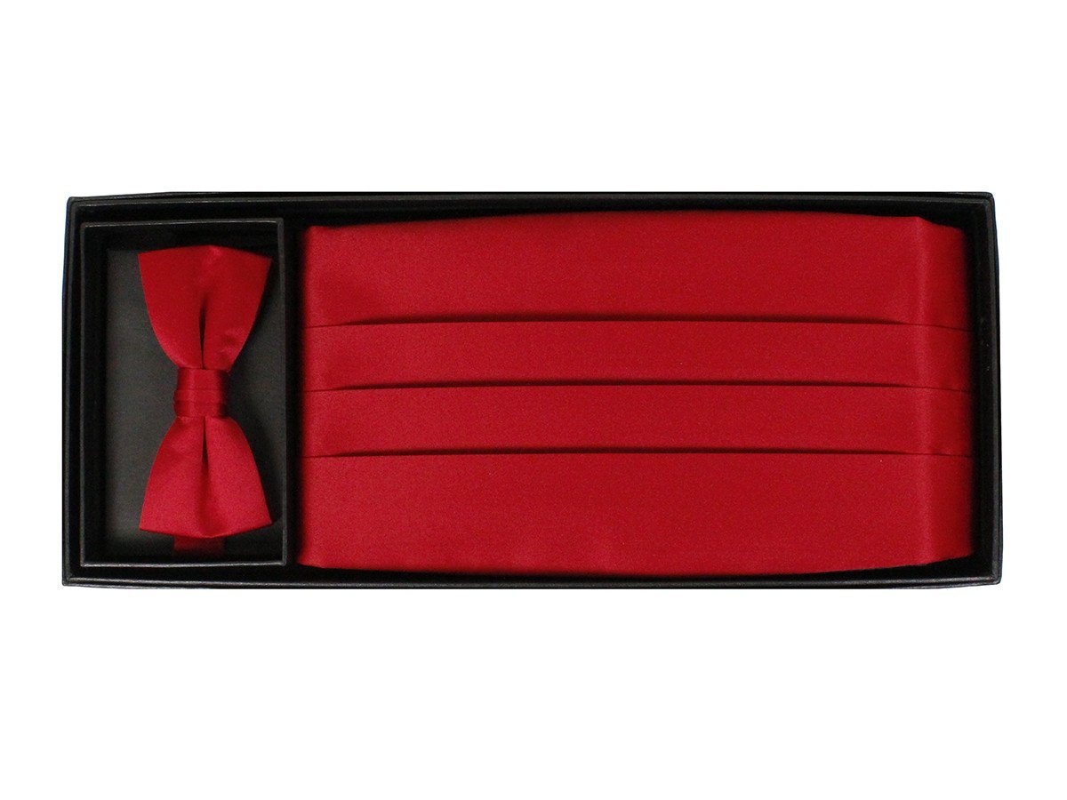 Cummerbund Set 9776 Red Boys Cummerbund Set Giorgio Bissoni 