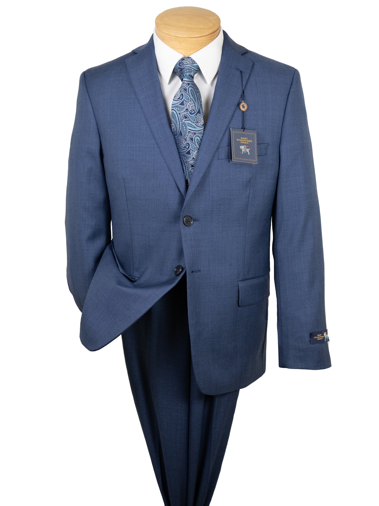 Hart Schaffner Marx 32399  Boy's Suit - Weave - Blue