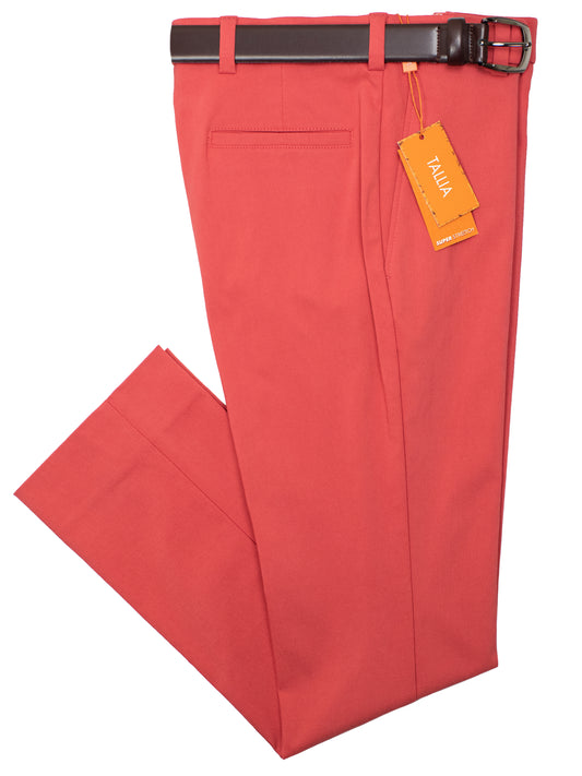 Tallia 30786 Boy's Skinny Fit Super Stretch Chino - Coral