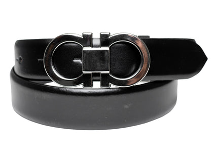 Paul Lawrence 21573 100% Genuine Leather Boy's Belt - Black