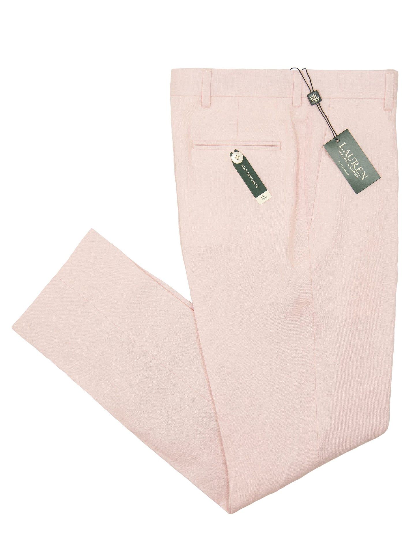 Lauren Ralph Lauren 26108P 100% Linen Boy's Suit Separate Pant - Solid - Pink Boys Suit Separate Pant Lauren 