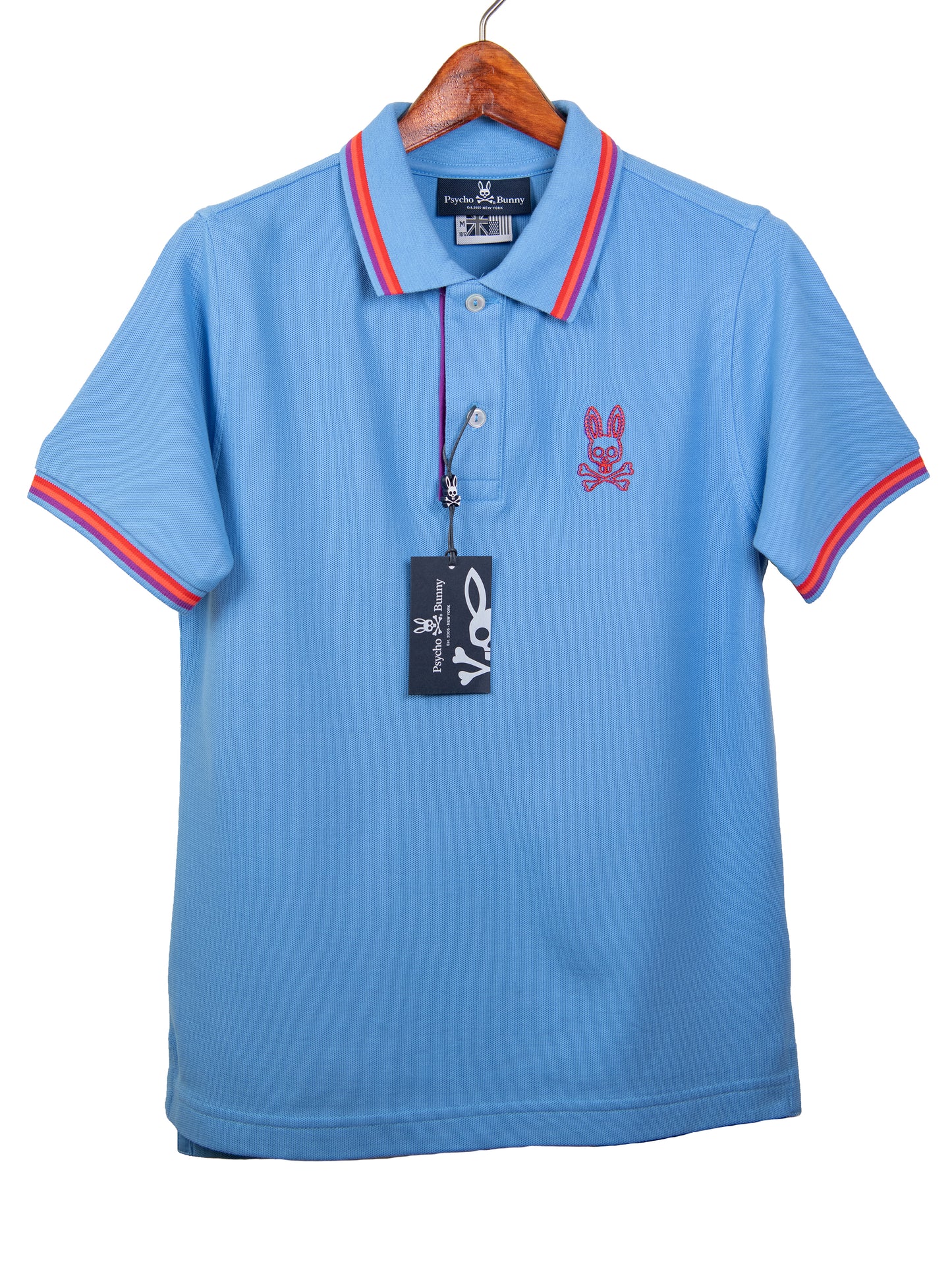 Psycho Bunny 31931 Boy's Short Sleeve Polo- Sky Blue