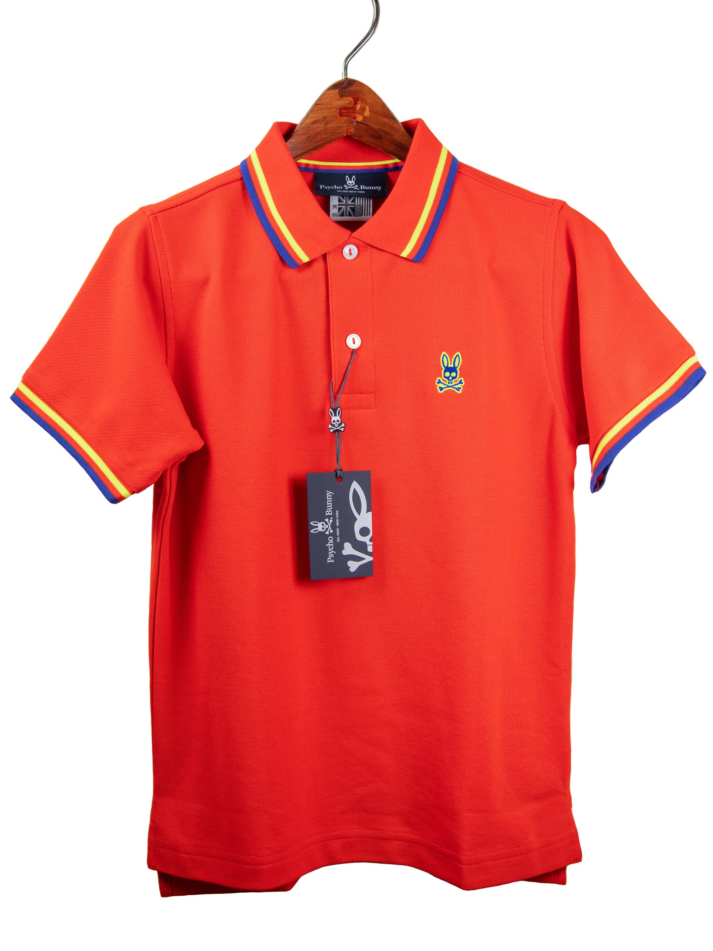 Psycho Bunny 32454 Boy's Short Sleeve Polo- Red